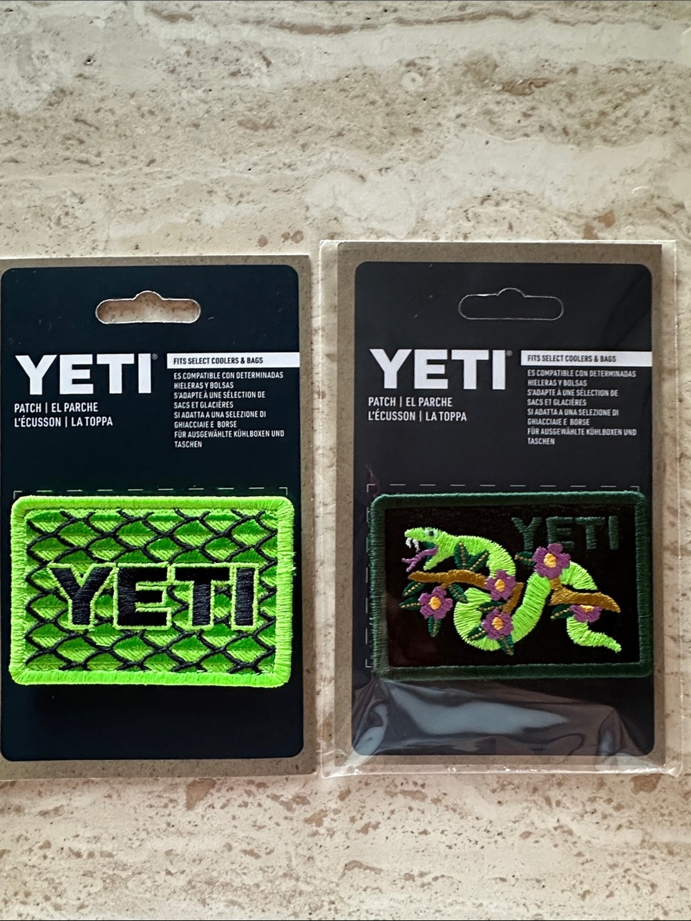Yeti Venom Green Patch Duo Scales & Tree Snake